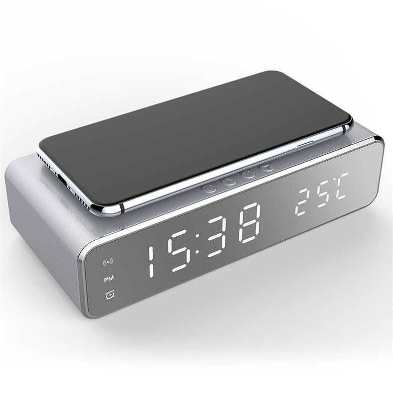 3 in 1 LED Alarm Clock with Fast Wireless Charger - Premium Chargers & Powerbanks from Dressmycell.com - Just $30! Shop now at Dressmycell.com 3 in 1 LED Alarm Clock with Fast Wireless Charger - Premium Chargers & Powerbanks from Dressmycell.com - Just $30! Shop now at Dressmycell.com